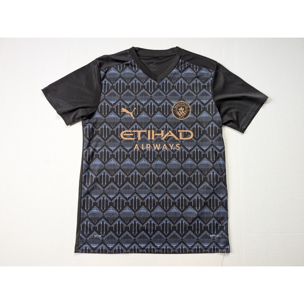 Manchester City Jersey Fits Mens Medium Soccer 2020-21 Away Puma‎ No Player